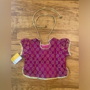 NWT Youth Indian blouse top size 2/3